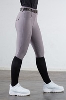 Pantalons d'équitation de qualité supérieure, coupe ajustée, extensible dans les quatre sens, vente en gros de vêtements équestres, pantalon Max Breeches en nylon