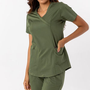 Venta Directa de Fábrica: Conjuntos de Uniformes Médicos de Alta Calidad con Cuello en V para Enfermeras, Tallas Grandes - Product Image 6