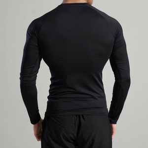 T-shirt de compression pour hommes, respirant, séchage rapide, vêtements de sport, course à pied, entraînement, fournisseurs, manches courtes - Product Image 4