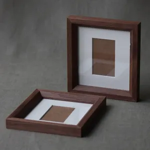 Handcrafted wooden photo <b>frame</b> in <b>rustic</b> farmhouse style for displaying family <b>pictures</b> in living room decor Buy - Product Image 6