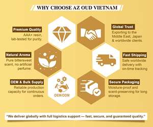 Venta al por mayor de chips de Oudh 100% puro de alta calidad cultivado en Vietnam, chips de madera de Oud del país vietnamita. - Product Image 5