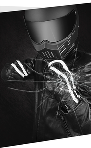 Guantes de Motocross de Cuero con Protección Completa en los Dedos y Palma, Nudillos Reforzados con Fibra de Carbono, Pantalla Táctil, Resistentes al Agua - Product Image 5