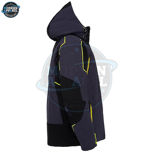 Chaqueta de snowboard para hombre, gruesa y cálida, de forro polar, informal, para uso diario, con capucha, a la moda, ajustada, talla grande, transpirable - Product Image 2