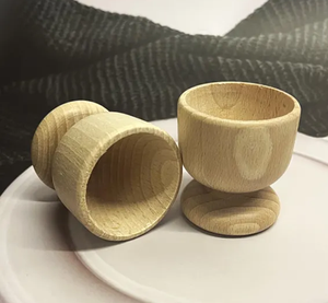 ที่วางไข่ต้มไม้ทรงสี่เหลี่ยม งานฝีมือไม้ธรรมชาติ สำหรับโต๊ะอาหารเช้า - Product Image 6