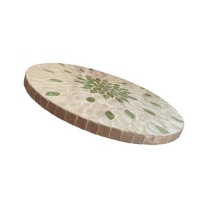 ถาดหมุนฝังเปลือกหอยกาบปะการัง - Product Image 2