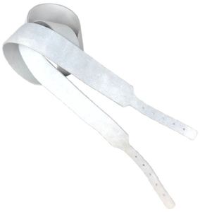 White PVC RFID <b>Vintage</b> Solid Square Patient ID <b>Belt</b> Tag Writable Readable Identification for Cow Hide Cartridge Box Sling <b>Belts</b> - Product Image 2