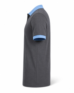 Wholesale Knitted 100% Cotton Breathable <b>Men's</b> <b>Shirts</b> <b>Cuban</b> Collar Custom Golf Tennis Wear Short Sleeve High Street Style - Product Image 3