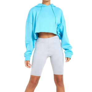 Sudaderas con Capucha Cortas para Mujer, Ropa Deportiva, Sudaderas Cortas - Product Image 5