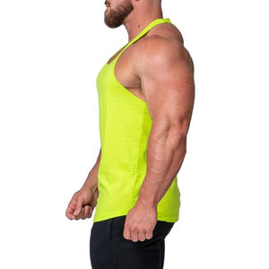 Ensemble de débardeurs en coton pour hommes avec logo personnalisé par sublimation, qualité supérieure, anti-boulochage, pour commande en gros, vêtements de sport vierges, fournisseur d'usine - Product Image 2