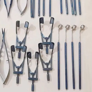Juego de 27 piezas de instrumentos quirúrgicos oftálmicos de acero inoxidable alemán de alta calidad para cirugía manual de cataratas, kit de instrumentos quirúrgicos para ojos, CE 2024 - Product Image 5