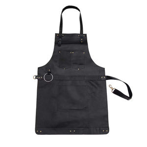 Polished Shiny Dark Cowhide Split Leather Weightlifting Apron <b>Spark</b> Proof Customized Color & Size Unisex - Product Image 1