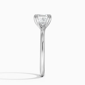 Bague BOJ 061 en argent 925, coupe Asscher, solitaire à huit griffes, diamant 2 carats couleur D VVS1, moissanite certifiée GRA, prix bas, forte promotion - Product Image 3