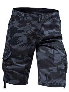 Nuevos Pantalones Cortos Cargo de Camuflaje para Hombre, Resistentes al Viento, Diseño Táctico Multibolsillos, Mezcla de Poliéster/Algodón, Tallas Grandes, para Entrenamiento al Aire Libre - Product Image 3