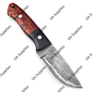 Cuchillo Sanmai de Acero con Hoja Fija de Punta Caída y Borde Biselado, Mango de Resina, Ligero, Multifuncional, para Camping, Caza y Rescate al Aire Libre -8 - Product Image 2