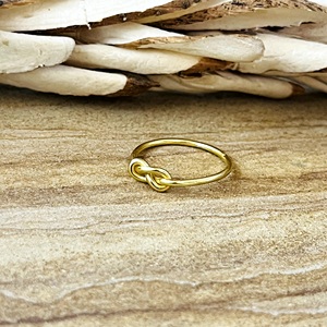 High Demand Trendy Design Minimalist Knot <b>Ring</b> Boho Brass <b>Rings</b> Women 18k Gold Plated <b>Dainty</b> Geometric <b>Ring</b> Wholesale/OEM/ODM - Product Image 6