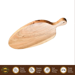 Planche à découper en bois d'acacia fini couleur bois naturel pour hôtels et restaurants / Planche de boucher en bois - Exportateur - Product Image 2
