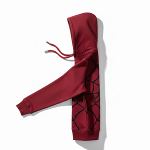 Sudadera con capucha de estilo urbano Y2K, con estampado de telaraña, para hombre, de chándal, extragrande, de forro polar grueso, fabricante - Product Image 1
