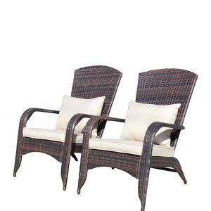 Sedia da Patio Beige con Cuscini Confortevoli - Product Image 5