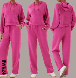 Sweat-shirt à capuche rose surdimensionné, couleur unie, coupe décontractée, manches régulières, en molleton français, unisexe, pour l'automne, 100% coton, ODM - Product Image 2