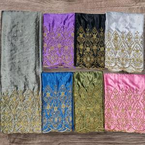 Tela para Vestidos de Mujer y Niña con Diseño de Estampado Digital de Fusión Geométrica, Jacquard Liso Tejido, Estilo Dirac, para Bodas Tradicionales Somalíes - Product Image 1