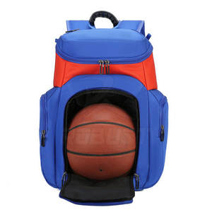 Sac à dos de basketball style sportif en polyester avec fermeture éclair, léger, écologique, grande capacité, bretelles confortables - Product Image 3
