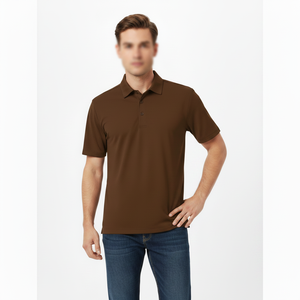 Nueva llegada, camisa de hombre con botones, estilo casual de negocios para oficina, manga corta, camisas tipo polo, camiseta polo. - Product Image 6