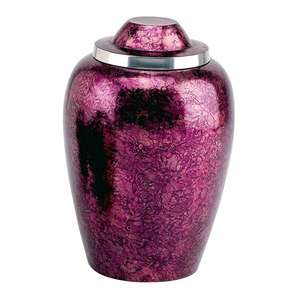 Urne funéraire abstraite noire et blanche à motif vague, avec un motif artistique moderne pour un hommage commémoratif intemporel - Product Image 4