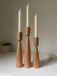 Support à bougie en bois brun de qualité supérieure, design admirable, pour cuisine, table à manger, décoration, bougeoir, à vendre - Product Image 5