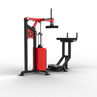Máquina de Ejercicios para Pantorrillas QLI QDCRM70, con Peso Integrado, Metálica, Extra Grande, para Fisicoculturismo, Ejercicios de Piernas, en Caja de Madera