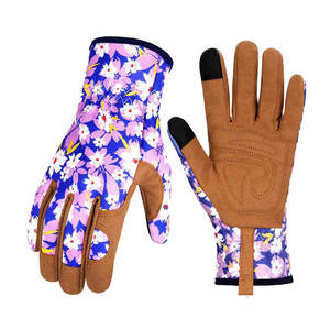 Guantes de jardinería con palma reforzada para un agarre extra durante el trabajo en el jardín y la plantación, guantes de jardinería cómodos - Product Image 1
