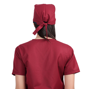 OEM Women Medical Nurse <b>Scrub</b> <b>Cap</b> Breathable Cotton Surgical Hat Adjustable Hospital Work Headwear Manufacturer - Product Image 5