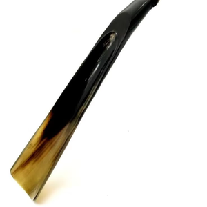 Calzador de cuerno de búfalo natural moderno para hombre/mujer, tamaño personalizado por blossom craft india - Product Image 2