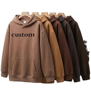 Sudadera con Capucha para Mujer, Color Sólido, Algodón, con Bolsillo, Manga Larga, Informal, para Otoño, Diseño Personalizado con Estampado Frontal - Product Image 3