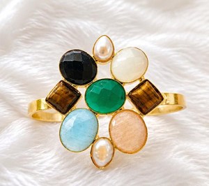 Handcrafted Brass Cuff <b>Bracelet</b> Statement Bangle <b>Boho</b> Adjustable Jewelry Modern Contemporary Handmade - Product Image 3