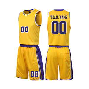 Maillot de basket personnalisé avec nom et numéro imprimés, vêtements de sport athlétiques pour équipes, écoles, clubs et événements - Product Image 1