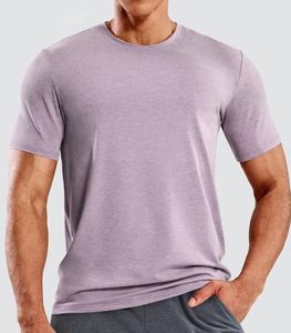 T-shirt pour homme 100% polyester, décontracté, séchage rapide, évacuation de l'humidité, col rond, manches courtes, entraînement, sport, course à pied, natation - Product Image 2