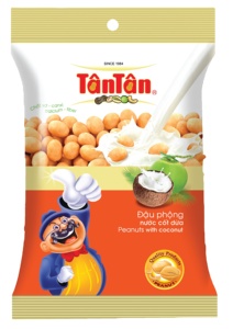 Tan Tan Vietnam's <b>Fun</b>-Coated Coconut Milk Snack Bulk Dried Peanuts for an Unforgettable Taste Experience - Product Image 5