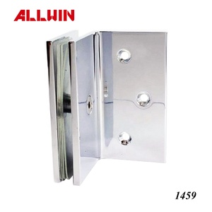 ALLWIN 1458 90mm latón macizo 90 grados abrazadera de vidrio montada en la pared con pulgadas y sistema de medición Métrico - Product Image 6