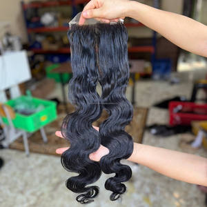 Extensions de cheveux humains vierges vietnamiens bruts, ondulés, super double drawn, en lots, avec closure en dentelle, frontal et perruques lace front, à prix abordable - Product Image 4