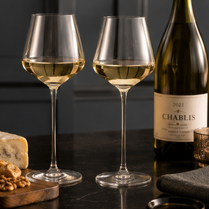Verres à vin en borosilicate faits à la main de 350 ml, sans plomb, transparents, à pied, pour vin rouge et blanc, réutilisables, vente en gros - Product Image 2