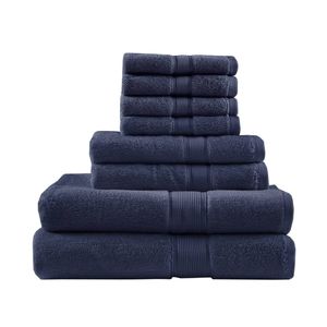 8-Piece Ultra Soft 100% Cotton <b>Bath</b> <b>Towel</b> <b>Set</b> Absorbent and Durable - Product Image 1