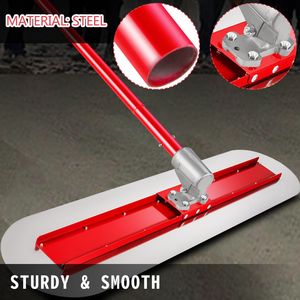 Kit di Attrezzi per Calcestruzzo: Frattazzo in Acciaio al Manganese 1200x300mm, Strumento per Cemento e Intonaco per Costruzione Piscine - Product Image 2
