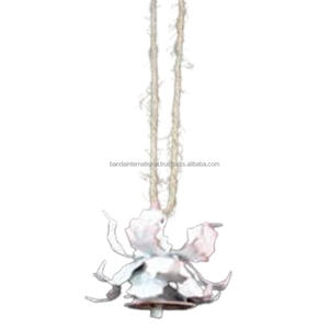 Artículo decorativo colgante de hierro con revestimiento de polvo blanco terminado para decoración del hogar y otras decoraciones navideñas - Product Image 6