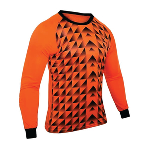 Maillot de gardien de but de football pour hommes, fabriqué au Pakistan, nouveau style été, personnalisable avec le nom et le logo de l'équipe, impression par sublimation, prix avantageux, très demandé. - Product Image 3