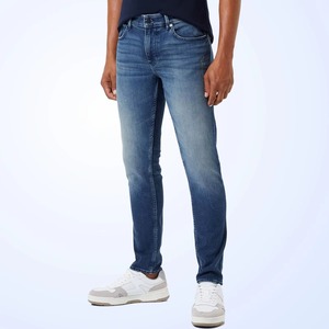 Nouveau OEM ODM Meilleur Jean en denim délavé et déchiré pour homme, tricoté droit, style streetwear décontracté, personnalisable, avec motifs diamants, hiver 100% - Product Image 4