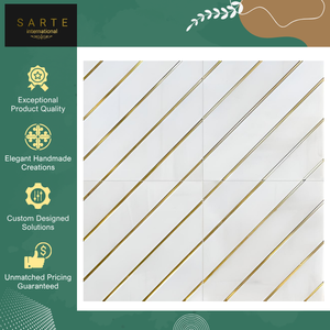 Top Notch Quality Waterproof Non-Slip Antibacterial Handmade Luxury Mosaic Wall <b>Tiles</b> for Kitchen <b>Backsplash</b> and Bathroom - Product Image 3
