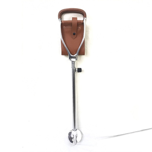 Bâton de marche léger sur mesure avec siège intégré, pointe en caoutchouc de qualité confortable, couleurs personnalisées, logo, conception OEM pour la randonnée - Product Image 1