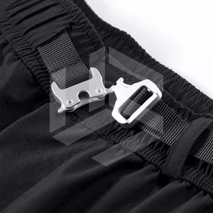 2026 Latest Design 100% Cotton Casual Solid Pattern Mid Waist Quick Dry Men's Cargo Shorts Lightweight Wholesale - Product Image 5