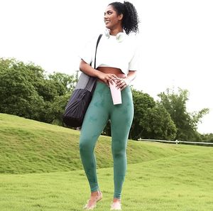 Women's High-Waisted Spandex/Nylon Workout Gym Fitness <b>Leggings</b> XL Scrunch Butt Lifting Yoga Athletic Pants <b>Tie</b> <b>Dye</b> Seamless - Product Image 2