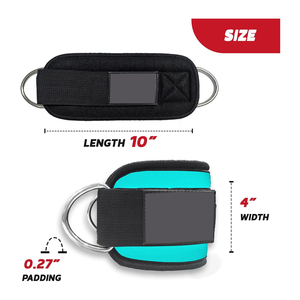 Durable Gym <b>Ankle</b> Straps for Cable Machine Leg Workout Glute Training Adjustable Fitness Accessory Cheap Price Wholesale - Product Image 2
